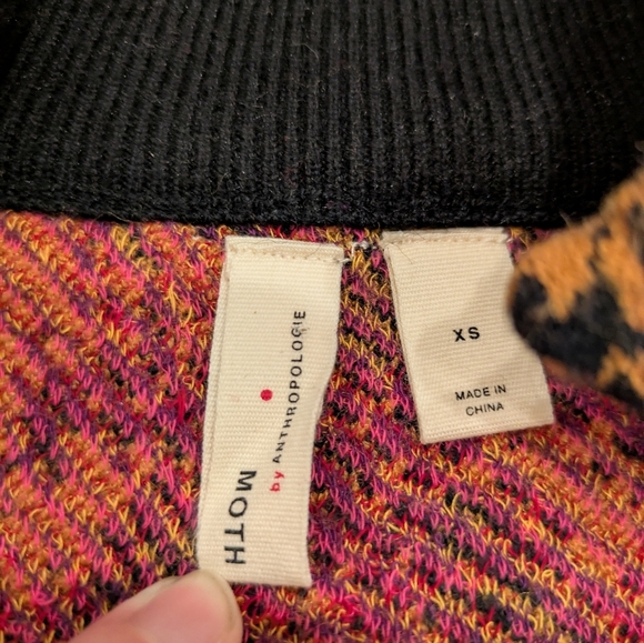 Moth By Anthropologie Payton Jacket - Size XS - Boho Patterned - Picture 4 of 6